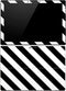 Black and White Geometric Stripes Surface Pro (2017) Skin